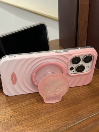 Personalized Gradient Ripple Circle For 15 Phone Cases