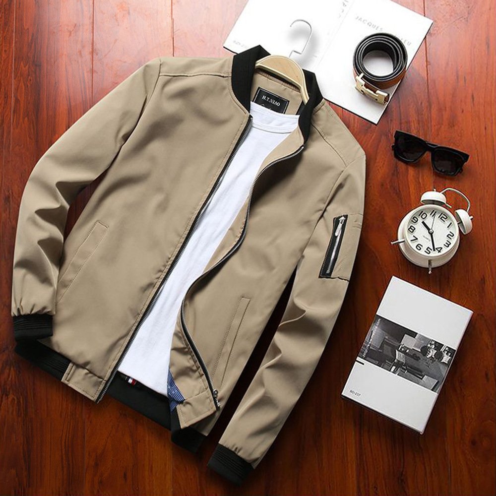Jacket Casual Jacket Men's Baseball Uniform Youth Trend - Image 3